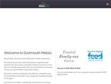 Tablet Screenshot of dartmouthmetals.com